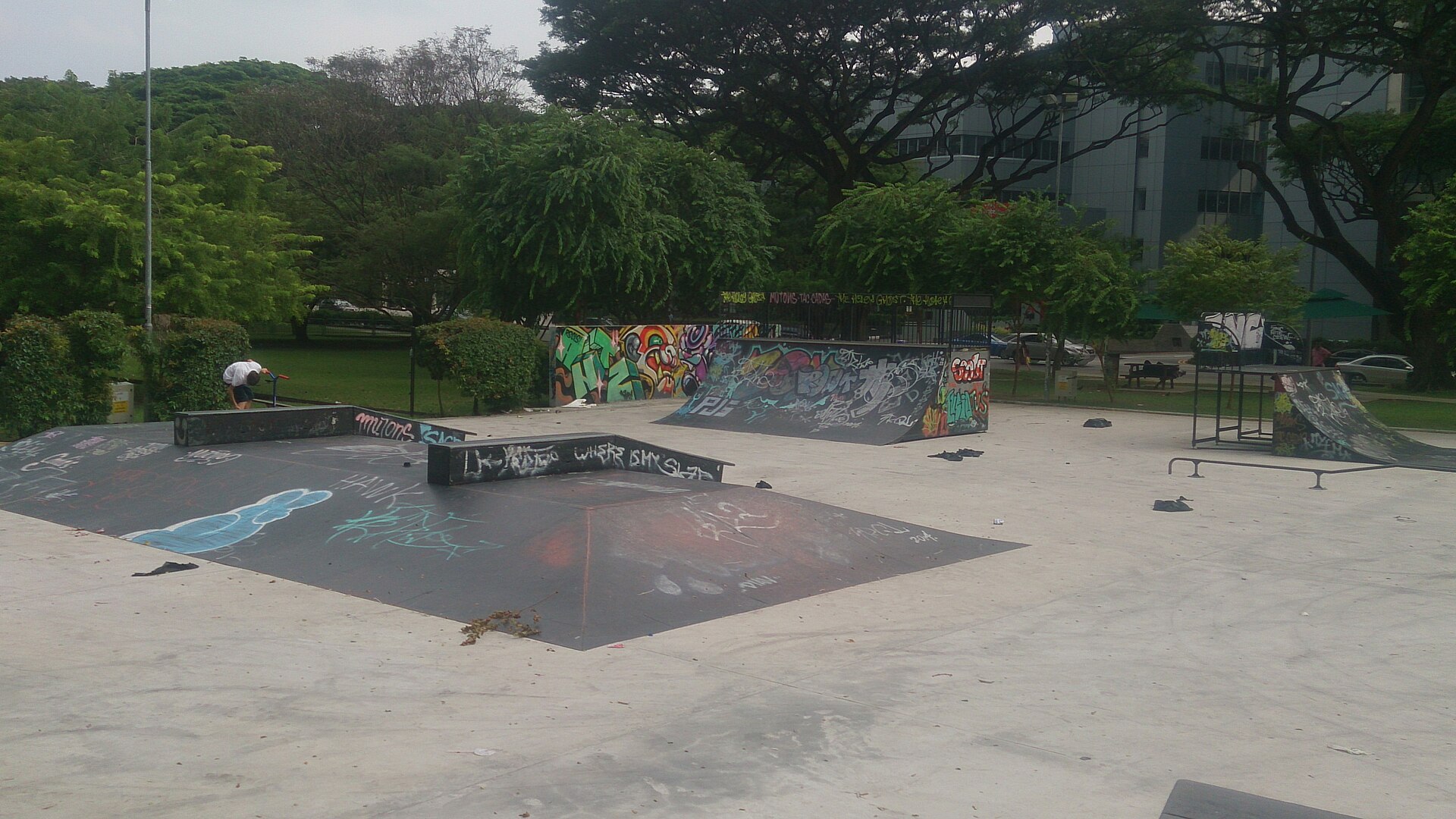 TRIFECTA at Somerset: surf a wave pool, snowboard indoors and skate the free bowl on Orchard Road